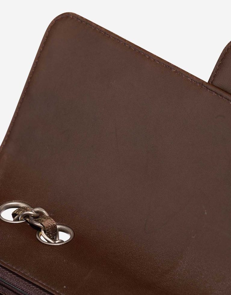 Chanel Timeless Medium Nylon Green / Brown Signs of wear | Sell your designer bag