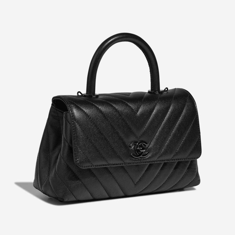 Chanel Timeless Handle Small Calf Black | Sell your designer bag