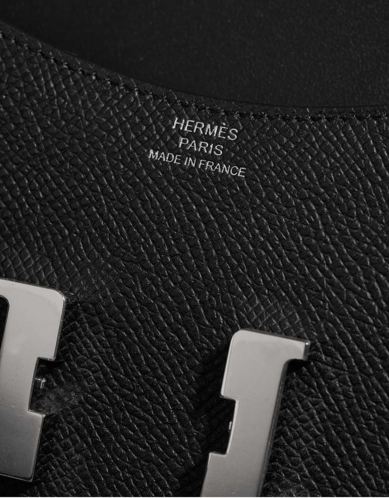 Hermès Constance Slim Wallet Epsom Black Logo | Sell your designer bag