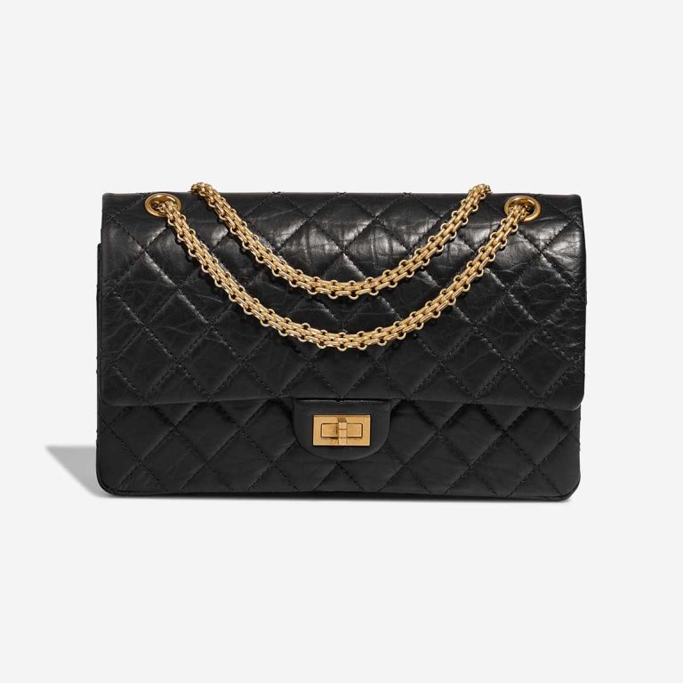 Chanel 2.55 Reissue 226 Aged Calf Black Front | Sell your designer bag