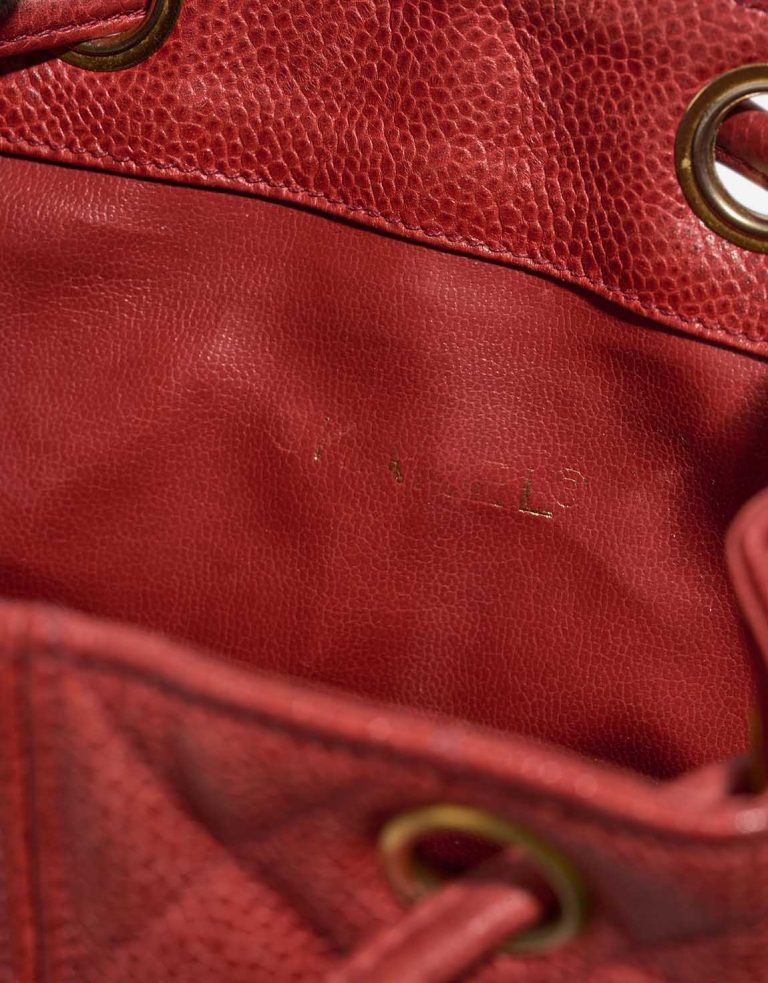 Chanel Drawstring Caviar Red Logo | Sell your designer bag