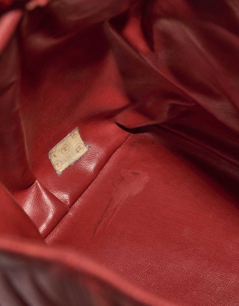 Chanel Drawstring Caviar Red Signs of wear | Sell your designer bag