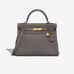 Hermès Kelly 32 Togo Gris Étain Front | Sell your designer bag