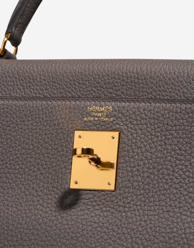 Hermès Kelly 32 Togo Gris Étain Logo | Sell your designer bag