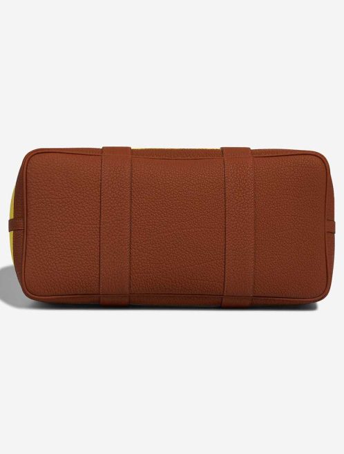 Hermès Garden Party 36 Toile / Veau Négonda Jaune Citron / Cuivre | Sell your designer bag