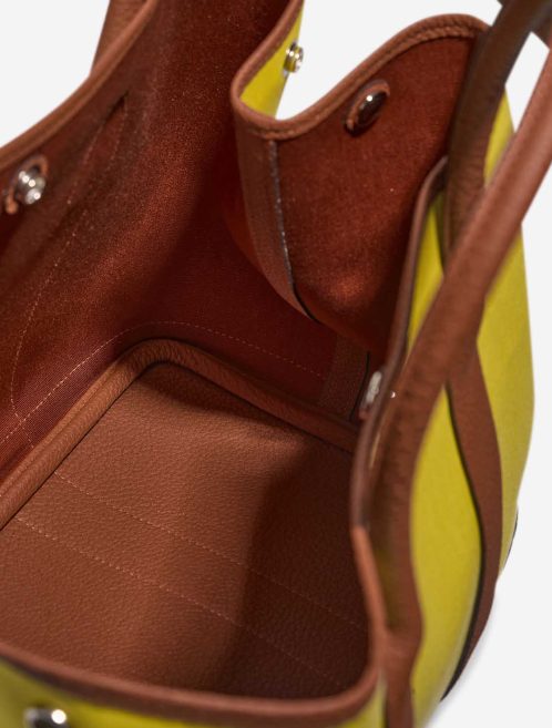 Hermès Garden Party 36 Toile / Veau Négonda Jaune Citron / Cuivre Inside | Sell your designer bag