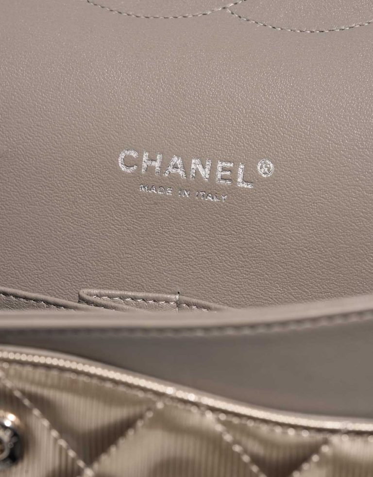 Chanel Timeless Maxi PVC / Lamb Silver / Grey Logo | Sell your designer bag