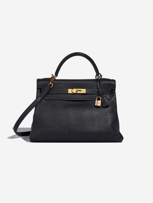 Hermès Kelly 32 Ardennes Bleu Marine Front | Sell your designer bag
