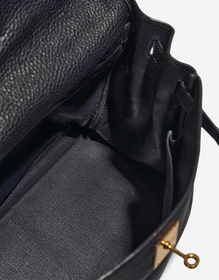 Hermès Kelly 32 Ardennes Bleu Marine Inside | Sell your designer bag