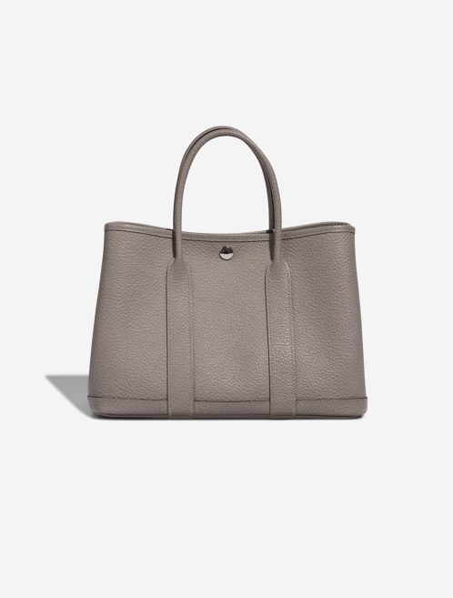 Hermès Garden Party 30 Veau Négonda Gris Asphalte Front | Sell your designer bag