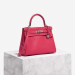 Hermès Kelly 28 Swift Rose Extrême / Rose Sakura Front | Sell your designer bag