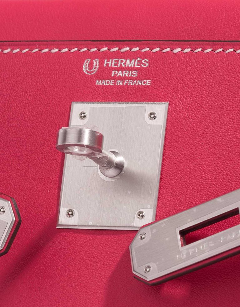 Hermès Kelly 28 Swift Rose Extrême / Rose Sakura Logo | Sell your designer bag