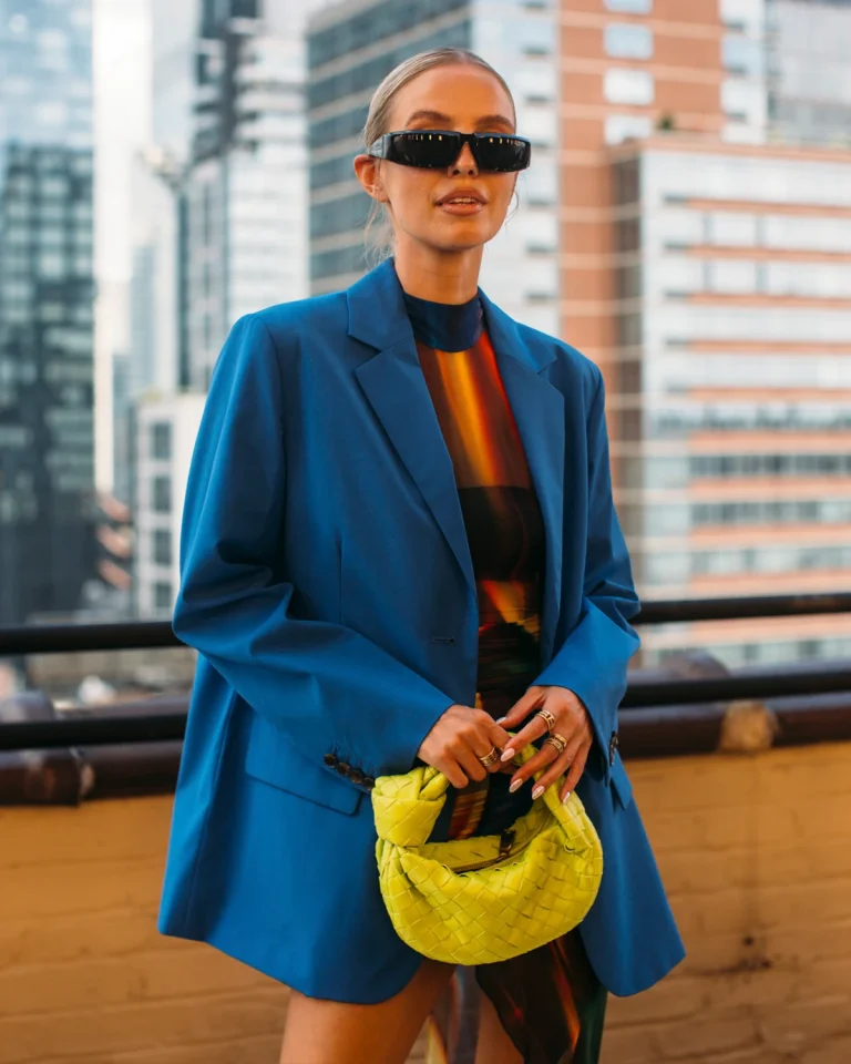 A Bright Yellow Mini Jodie, New York str S23. Image: Launchmetrics Spotlight