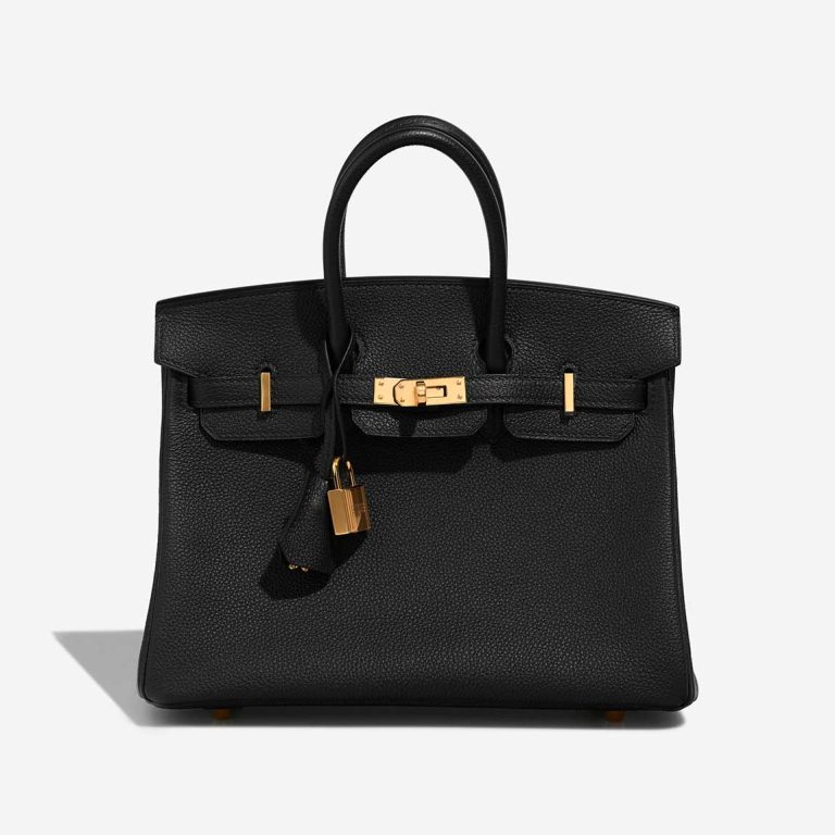 Hermès Birkin 25 Togo Black Front | Sell your designer bag