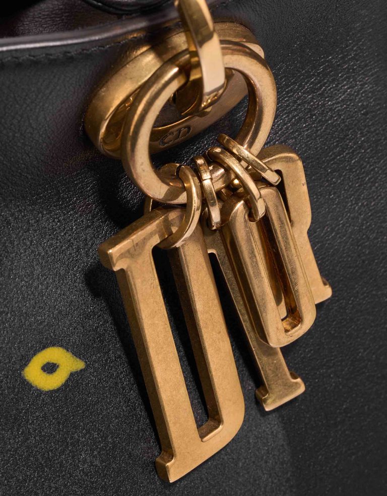 Dior Lady Medium Lamb Black Signs of wear | Sell your designer bag