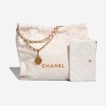 Chanel 22 Medium Lamb Off White Front | Sell your designer bag