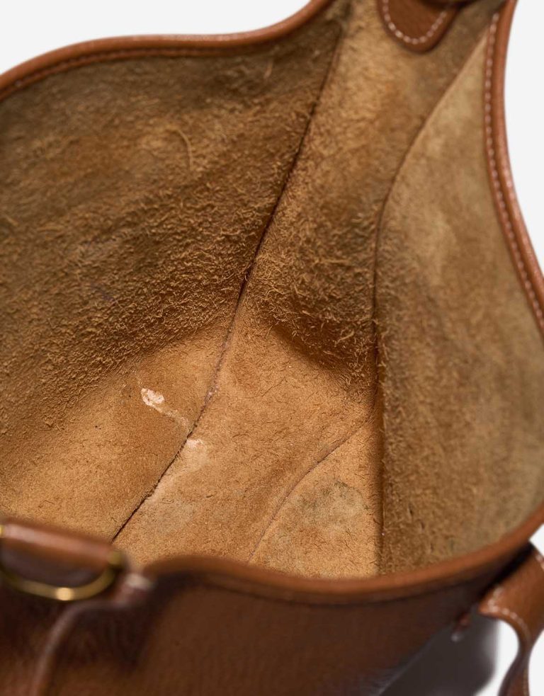 Pre-owned Hermès bag Evelyne 29 Clémence Gold Gold | Sell your designer bag on Saclab.com
