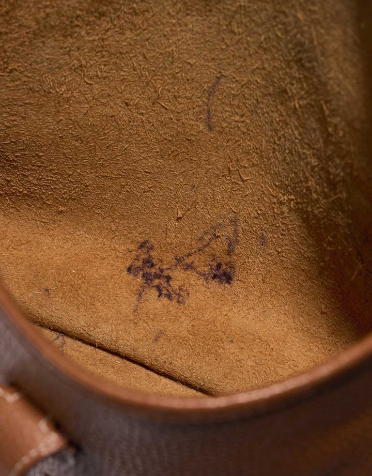 Pre-owned Hermès bag Evelyne 29 Clémence Gold Gold | Sell your designer bag on Saclab.com