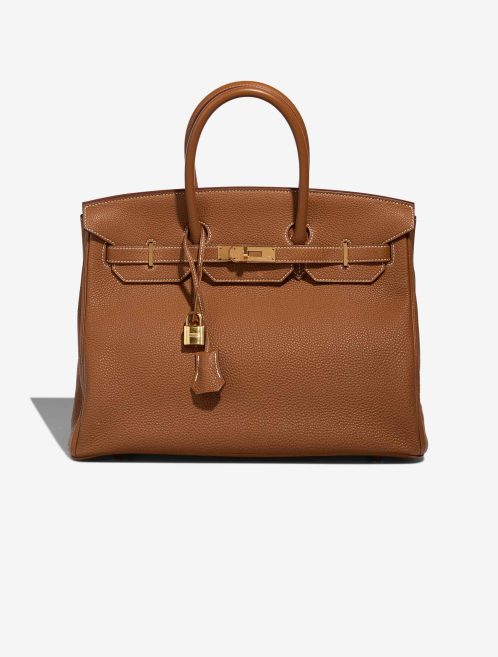 Hermès Birkin 35 Togo Gold Front | Sell your designer bag