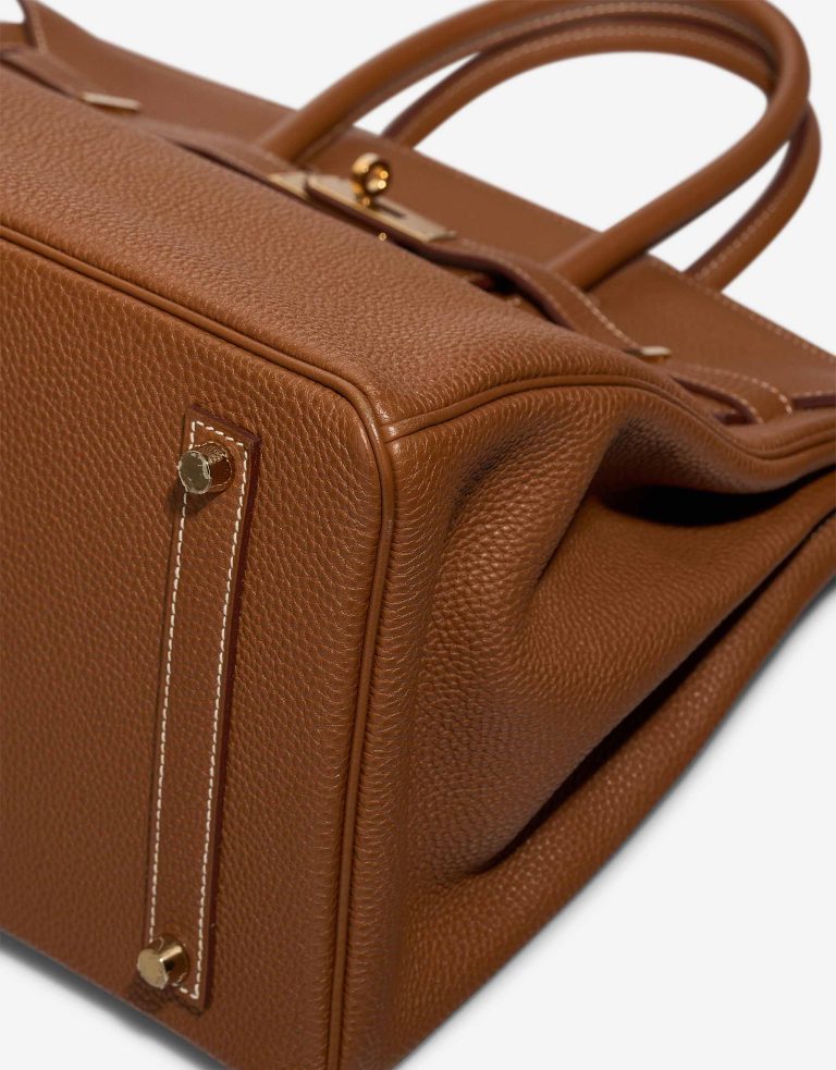 Hermès Birkin 35 Togo Gold Signs of wear | Sell your designer bag