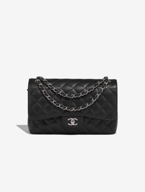 Chanel Timeless Jumbo Caviar Black Front | Sell your designer bag