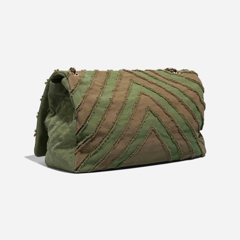 Chanel Timeless Chevron XXL Canvas / Lamb Khaki | Sell your designer bag