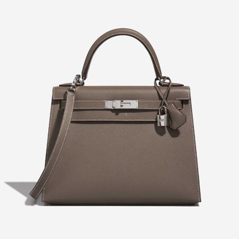 Hermès Kelly 28 Epsom Étoupe Front | Sell your designer bag