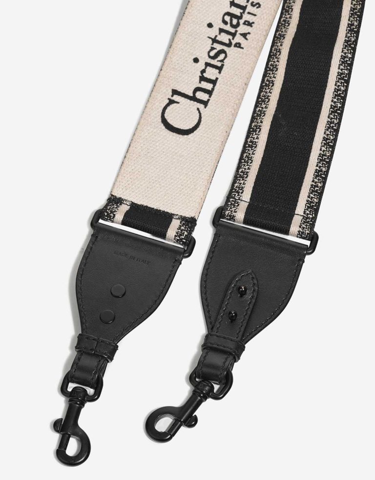Dior Shoulder Strap Canvas Black / White Closing System | Sell your designer bag