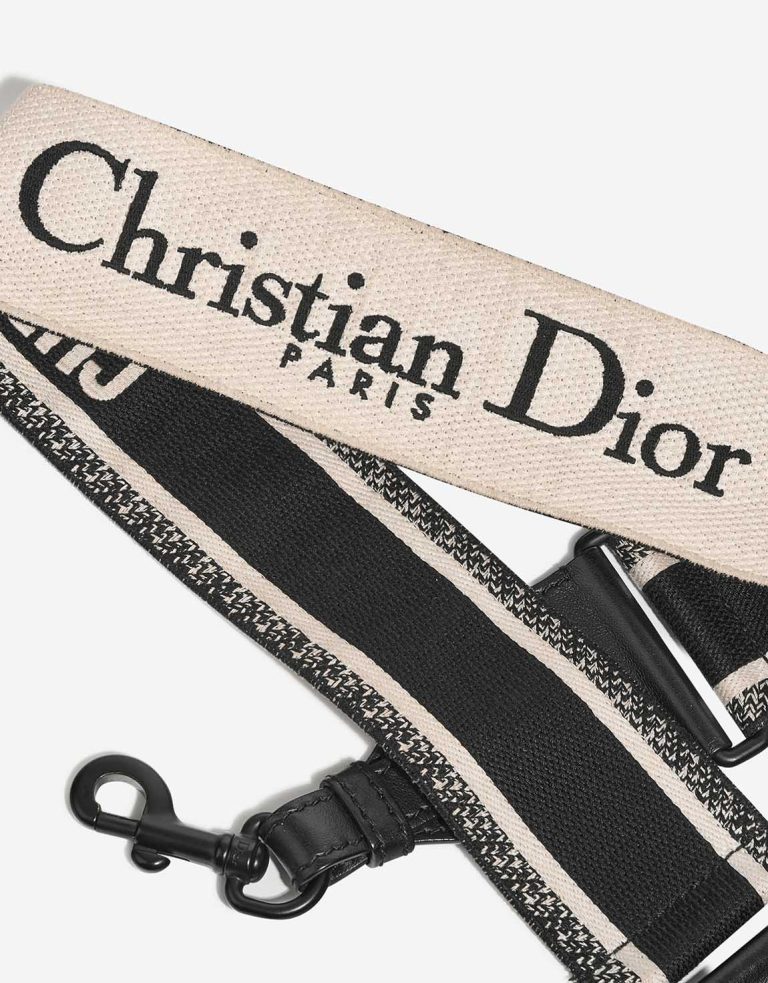 Dior Shoulder Strap Canvas Black / White Inside | Sell your designer bag