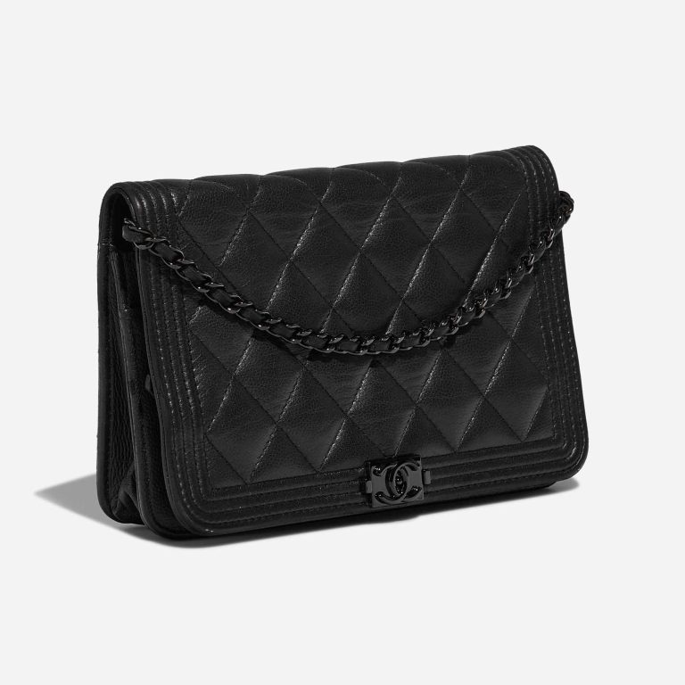 Chanel Boy Wallet On Chain Aged Calf So Black | Sell your designer bag