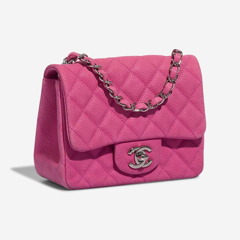 Chanel Timeless Mini Square Caviar Pink | Sell your designer bag