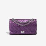 Chanel 2.55 Reissue 227 Aged Calf Metallic Purple Front | Sell your designer bag