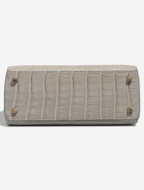 Hermès Kelly 25 Matte Alligator Gris Perle / Rose Pourpre | Sell your designer bag