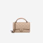 Chanel Timeless Wallet On Chain Lamb Beige Front | Sell your designer bag