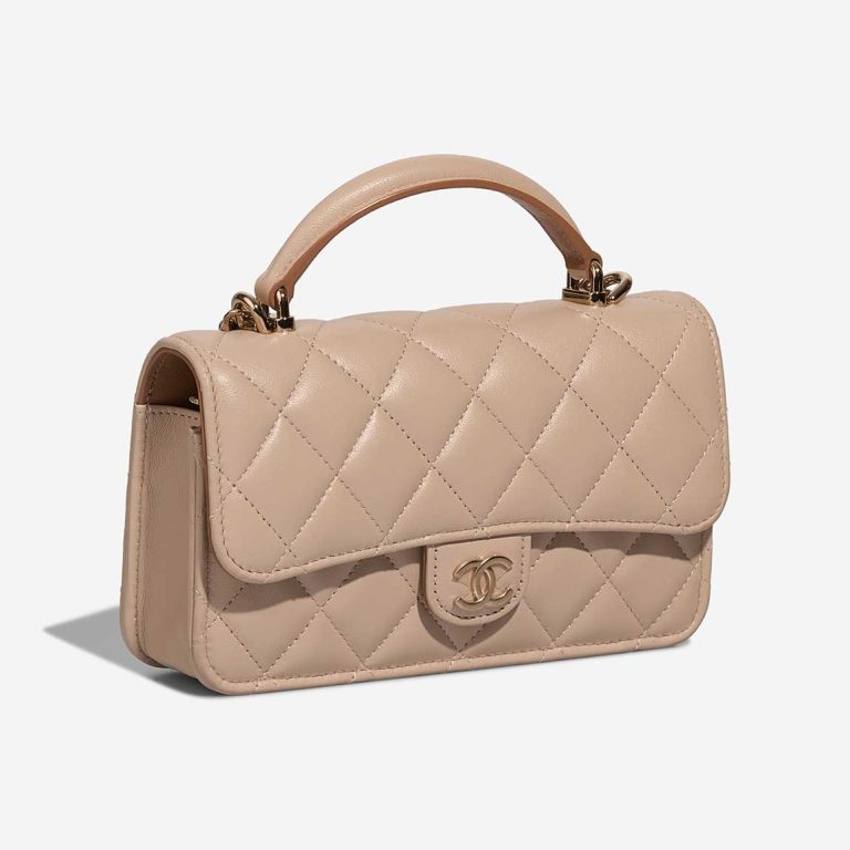Chanel Timeless Wallet On Chain Lamb Beige | Sell your designer bag
