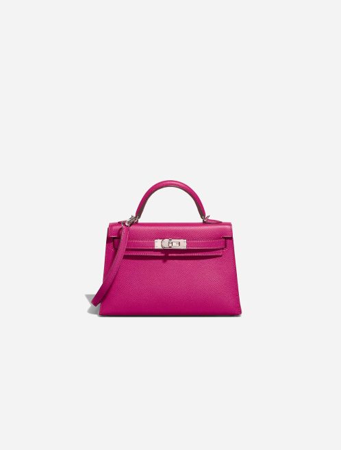 Hermès Kelly Mini Epsom Rose Pourpre Front | Sell your designer bag