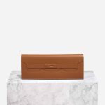 Hermès Birkin Shadow Cut Clutch Swift Gold Front | Sell your designer bag
