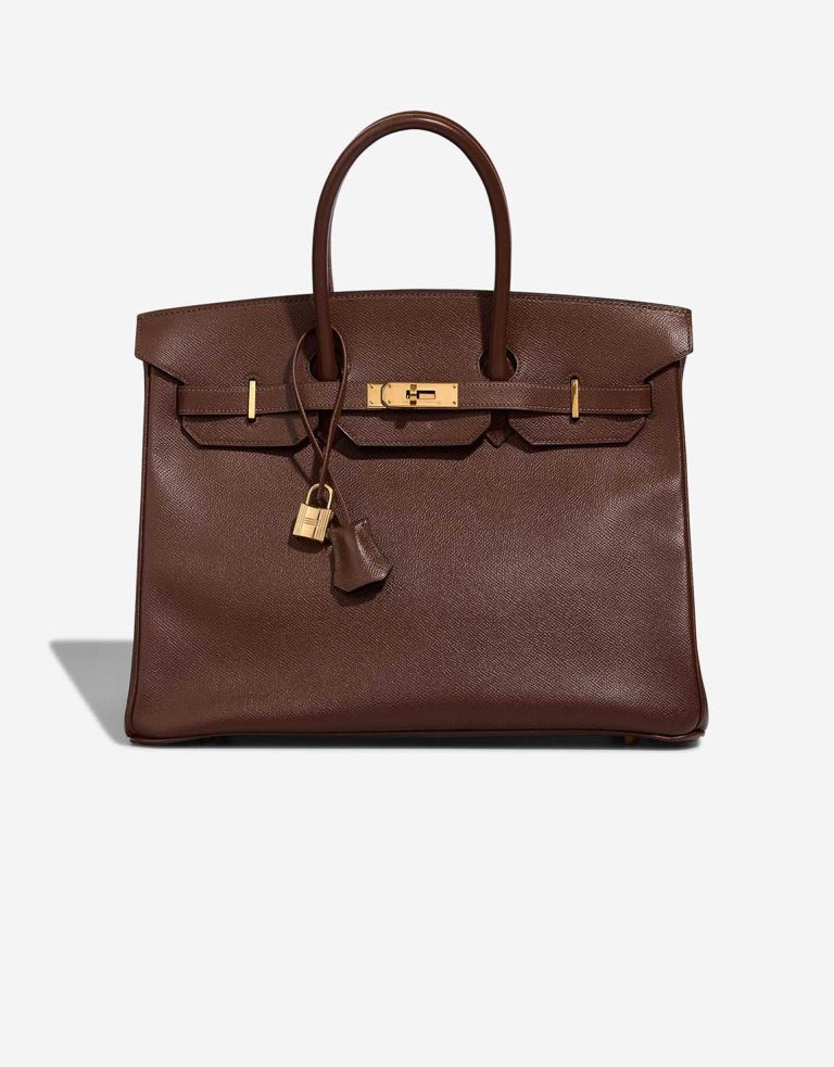 Hermès Birkin 35 Courchevel Havane Front | Sell your designer bag