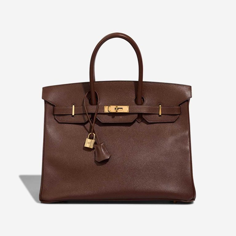 Hermès Birkin 35 Courchevel Havane Front | Sell your designer bag