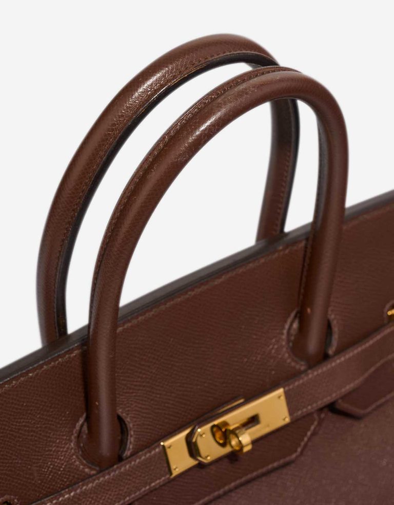 Hermès Birkin 35 Courchevel Havane Signs of wear | Sell your designer bag