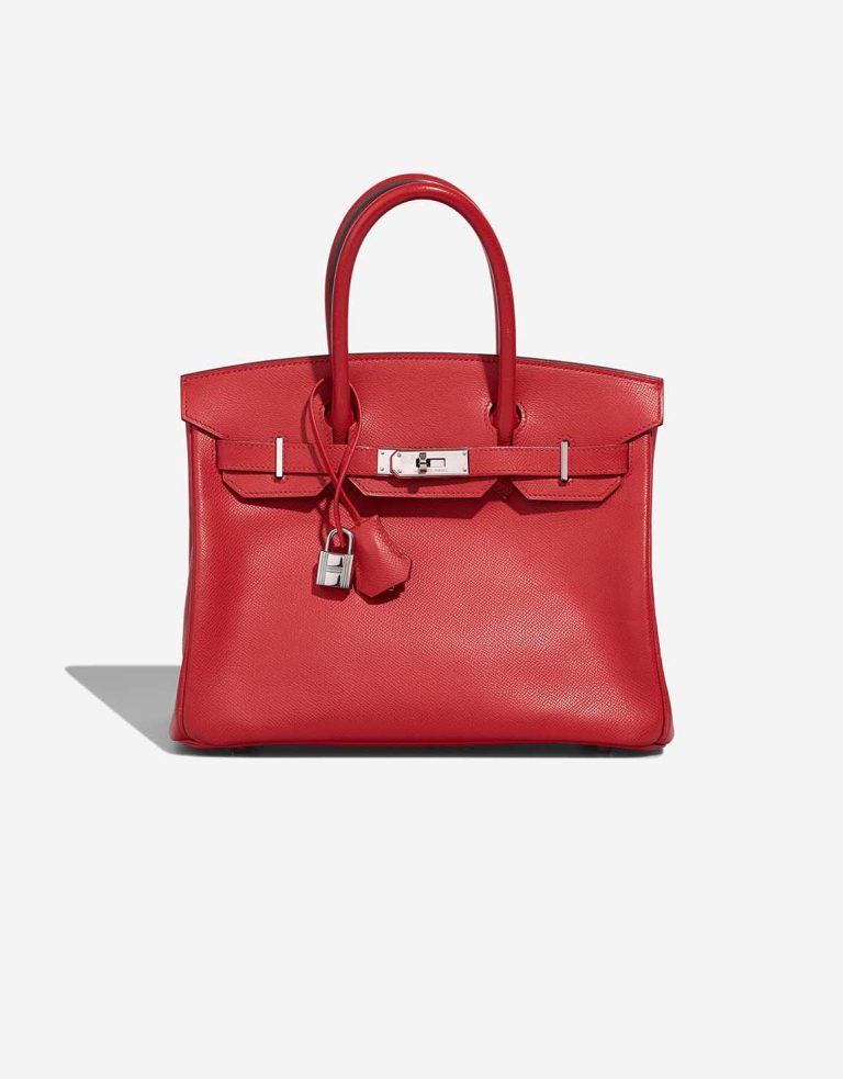 Hermès Birkin 30 Epsom Rouge Vif  Front | Sell your designer bag