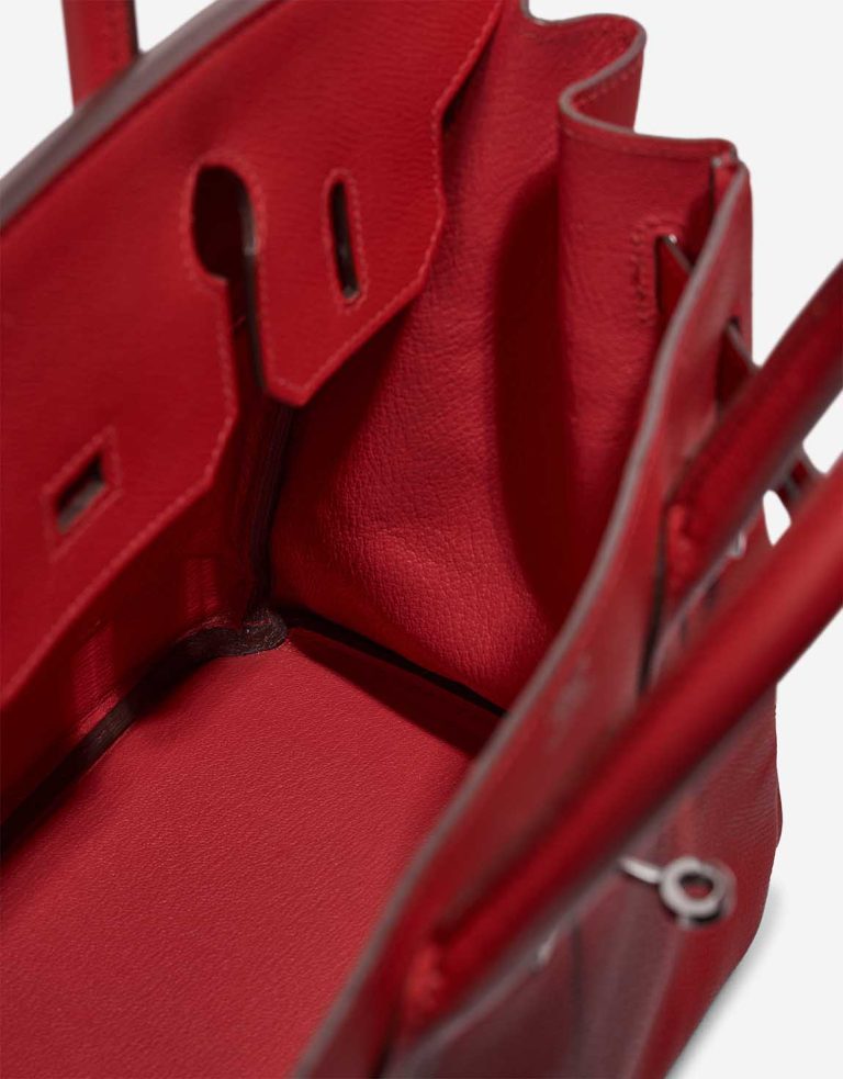 Hermès Birkin 30 Epsom Rouge Vif  Inside | Sell your designer bag