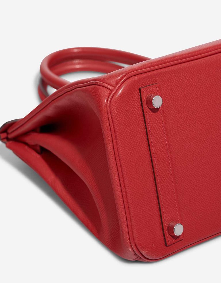 Hermès Birkin 30 Epsom Rouge Vif  Signs of wear | Sell your designer bag