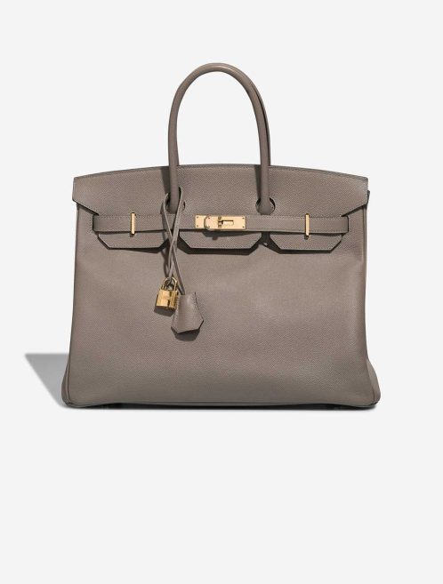 Hermès Birkin 35 Epsom Gris Asphalte Front | Sell your designer bag