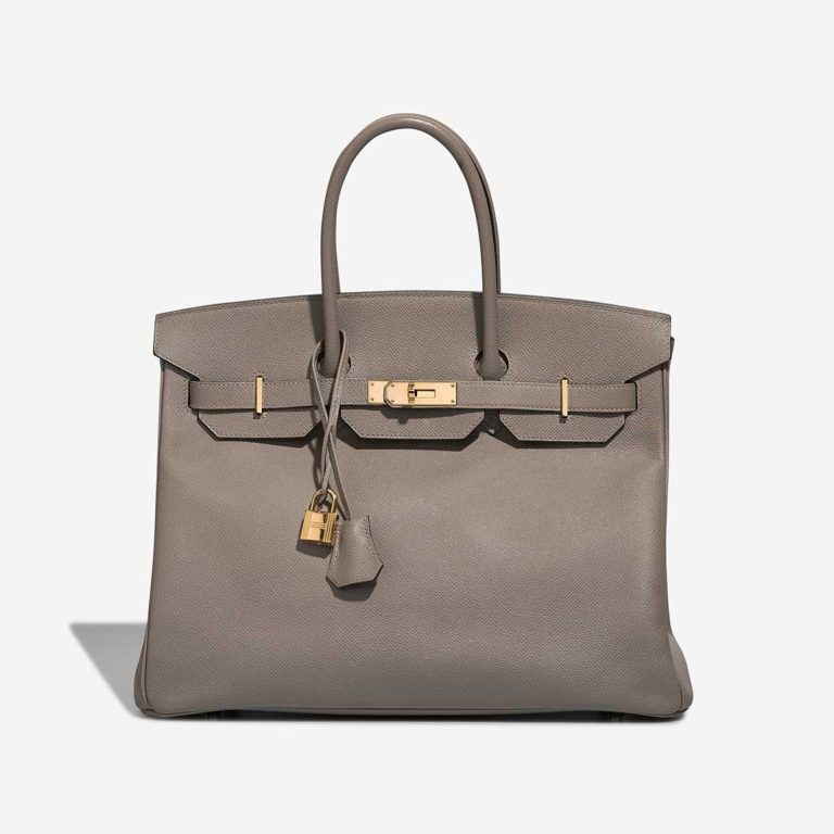 Hermès Birkin 35 Epsom Gris Asphalte Front | Sell your designer bag