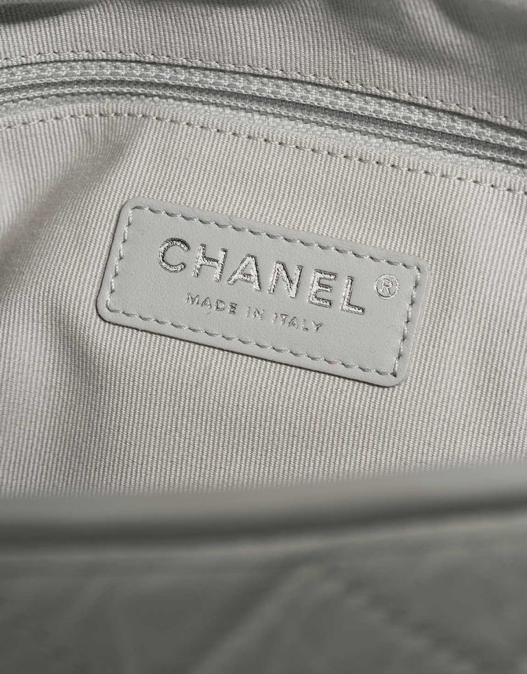 Chanel Gabrielle Small Calf Gris Clair Logo | Sell your designer bag
