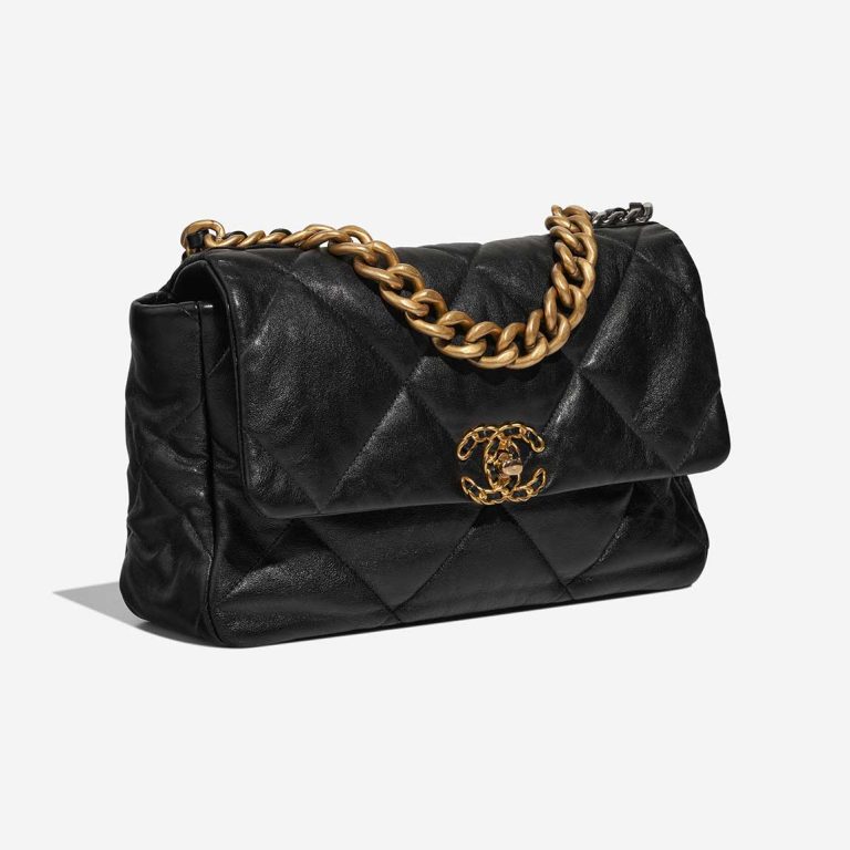 Chanel 19 Flap Bag Large Lamb Black | Sell your designer bag
