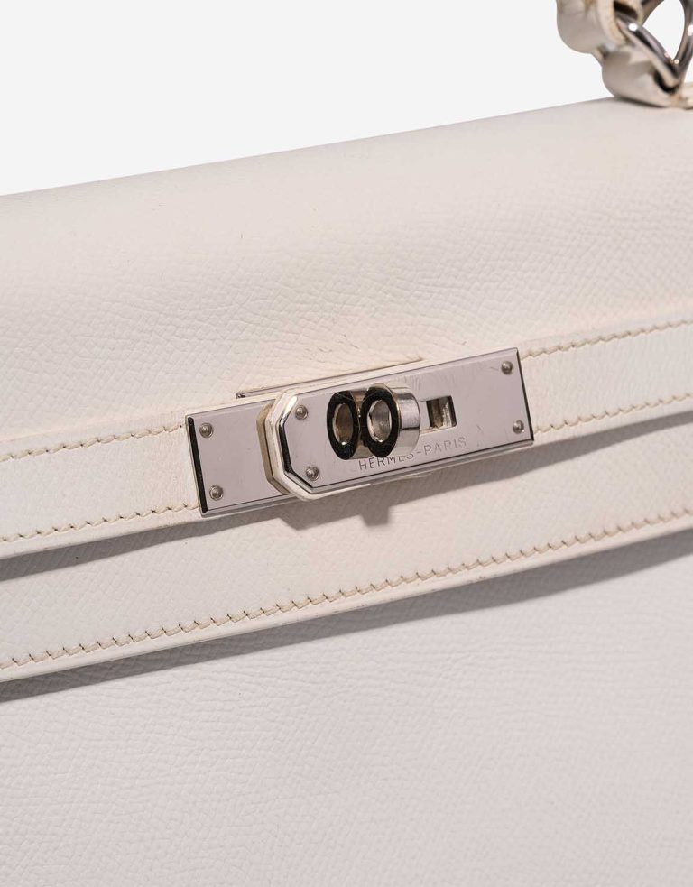 Hermès Kelly 35 Epsom Toffee / White Closing System | Sell your designer bag