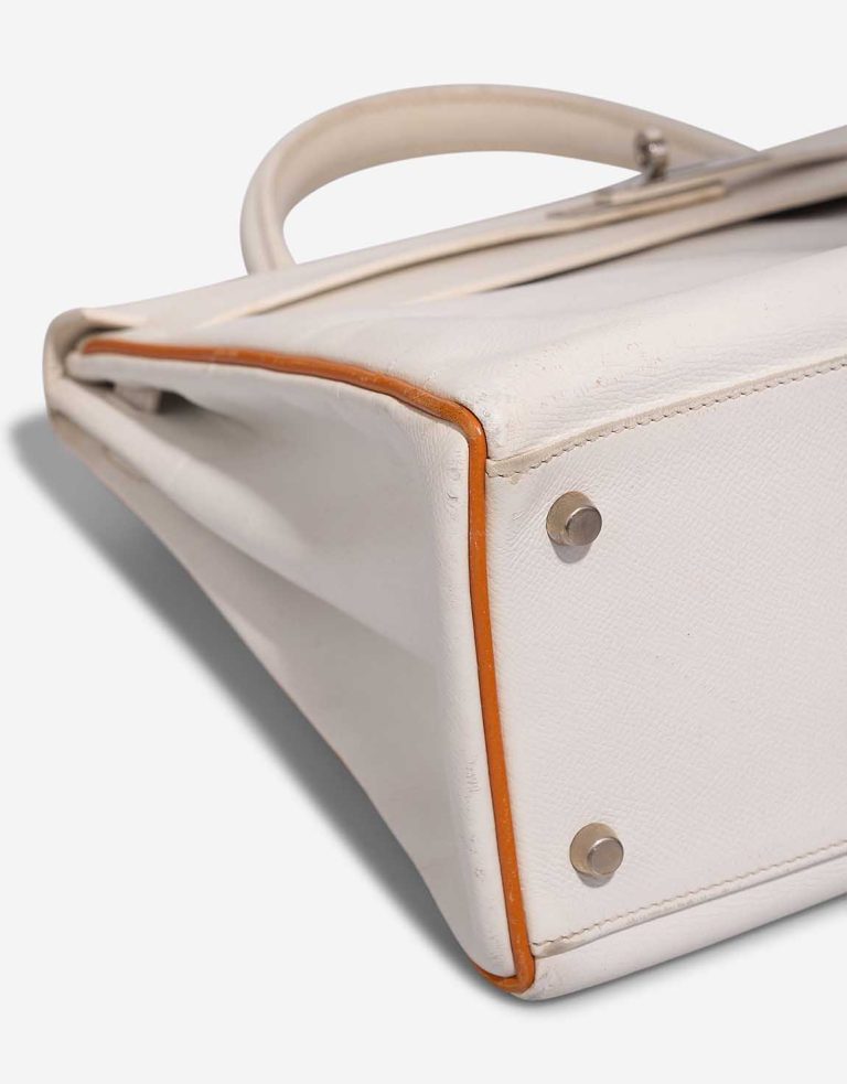 Hermès Kelly 35 Epsom Toffee / White Signs of wear | Sell your designer bag