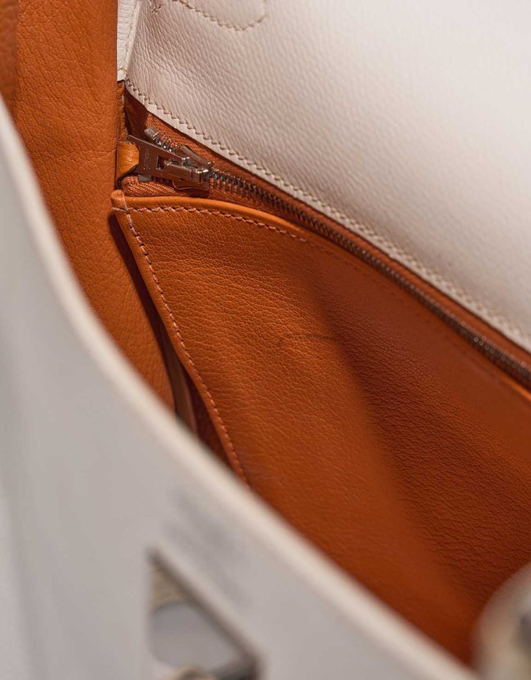 Hermès Kelly 35 Epsom Toffee / White Signs of wear | Sell your designer bag